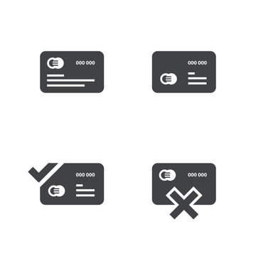 credit card icons set