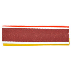Box side of matches isolated over the white background