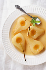 poached pear