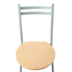 Folding chair over isolated white background