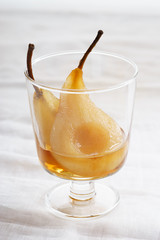 poached pear.