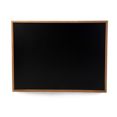 Black Chulkboard over isolated white background