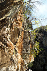 stone cliff