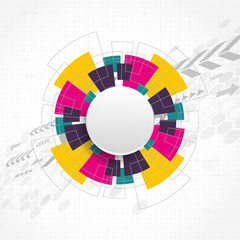 Obraz premium Abstract technology background