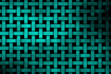 neon blue woven pattern