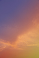 Sky with beautiful clouds.