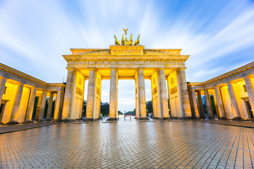Brandenburger Tor (Brandenburg Gate) in Berlin Germany at night