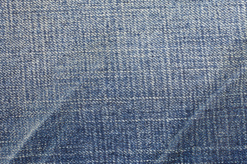 Texture of blue jeans background.