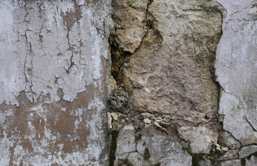 texture of the old wall