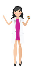 medical professionals vector art