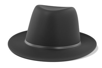 3d renderings of fedora hat
