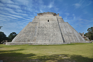 The Pyramid of the Magician, Uxmal, Yucatan Peninsula, Mexico.
