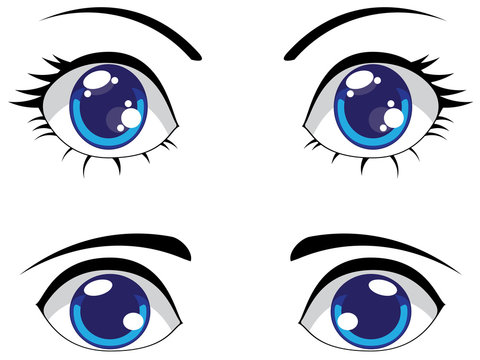 Girl Eyes Cartoon Images – Browse 89,703 Stock Photos, Vectors, and Video |  Adobe Stock