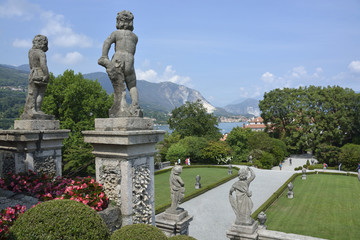 Fototapeta premium Lago Maggiore e Isole Borromee