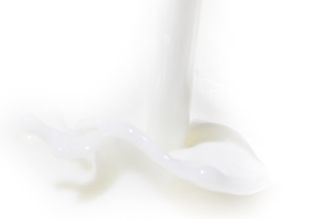Fototapeta na wymiar milk splash 