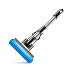 Mop isolated on white vector