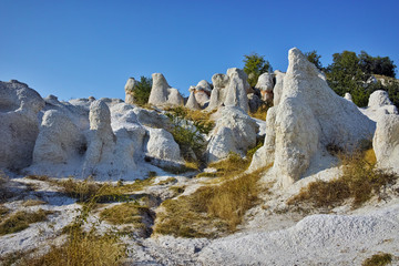 Amazing view of Rock phenomenon Stone Wedding near town of Kardzhali, Bulgaria