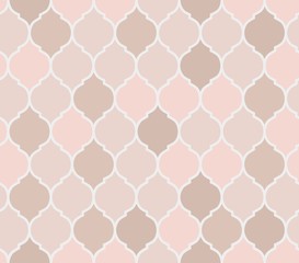 Seamless pattern pink tiles, vector