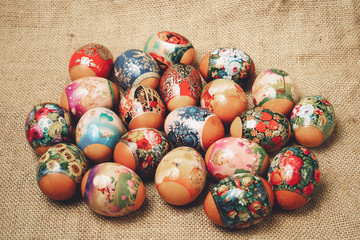 Homemade Easter eggs