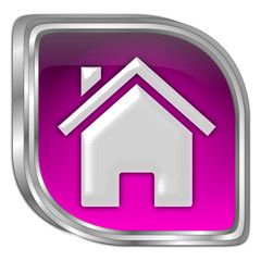 Home Button - 3D illustration