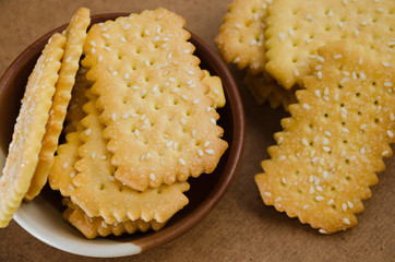 Butter Biscuit with Sesame.