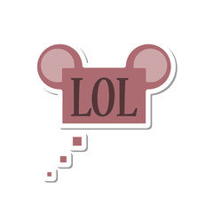 Acronyms on Paper Speech Balloon