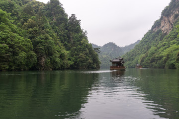 Naklejka premium baofeng lake scenery
