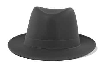 3d renderings of trilby hat