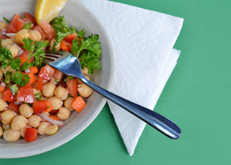Garbanzo bean salad