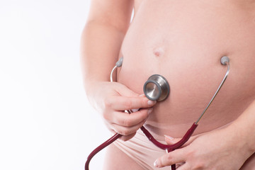 Schwangerschaft Babybauch Herztöne 