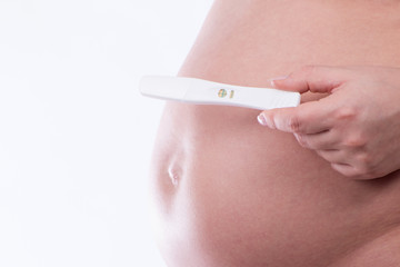 Schwangerschaftstest Babybauch