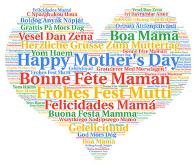 Happy Mother's day in different languages 