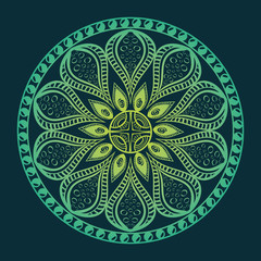 Mandala design. bohemic concept 