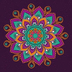 Mandala design. bohemic concept 