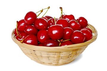Cherries in the basket