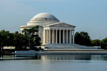 The Jefferson Memorial. An image of the Jefferson Memorial from across the Tidal Basin.