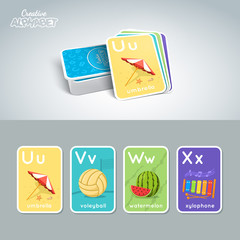 Letter, word and picture. 