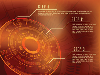 technical infographic template