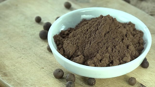 Portion of Allspice (rotating 4K footage; not loopable)