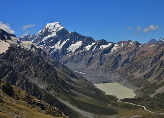 Mt Cook in summer