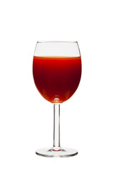 glass of red juice
