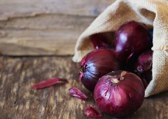 Bulbs of red onion