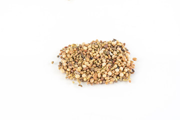 Fototapeta premium Seeds on white background