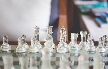 Prepare to start a chess game