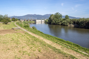 Fototapeta premium Pontedera,Arno ed Era.