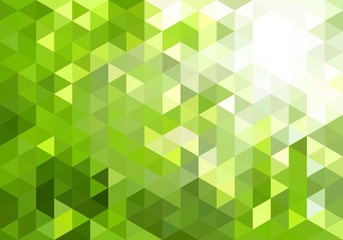 Background abstract polygon sunlight through the trees, vector