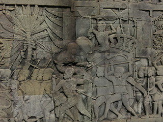 Bayon temple  Angkor Thom, Cambodia
