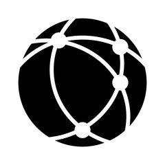 World wide web / www internet communication flat icon for apps and websites 