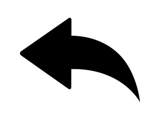 Reply message or reply chat flat icon for apps and websites 