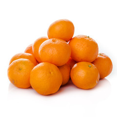 clementine  isolated.  mandarin.  orange. tangerine
